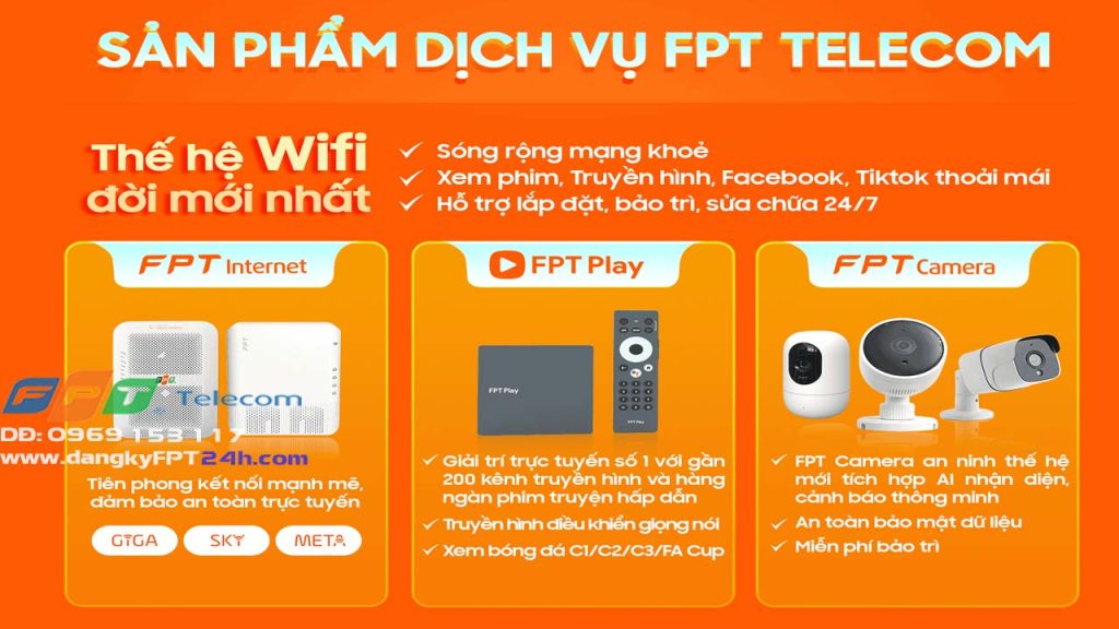 Gắn mạng wifi FPT Tiền giang