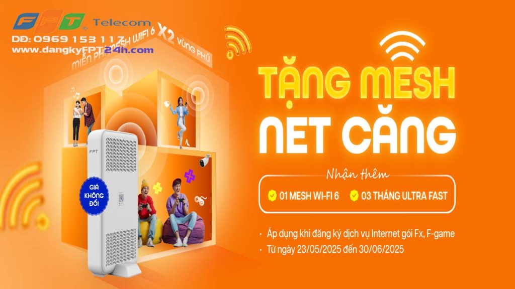 Lắp đặt mạng FPT bến tre