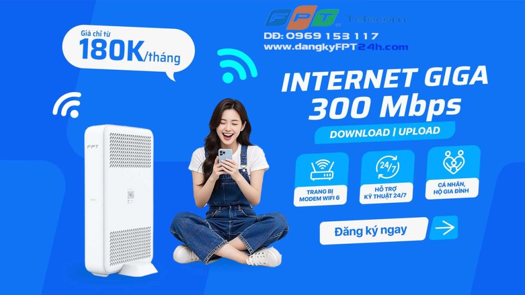Mạng wifi FPT Tiền giang