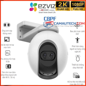 Camera WiFi Ezviz C8PF 2MP Quay Quét Kết Hợp 2 Ống Kính Camera