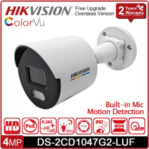 Camera IP HIKVISION Có Màu 24/24 DS-2CD1047G2-LUF 4MP