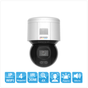 Camera IP SpeedDome 4MP HIKVISION DS-2DE3A400BW-DE/W