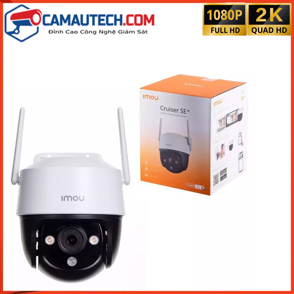 Camera WiFi Imou S41FEP 4MP Quay quét ngoài trời, Màu đêm, Mic + Loa