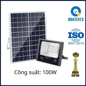 Đèn Năng Lượng Mặt Trời Solar Light 100w, Kháng nước IP67