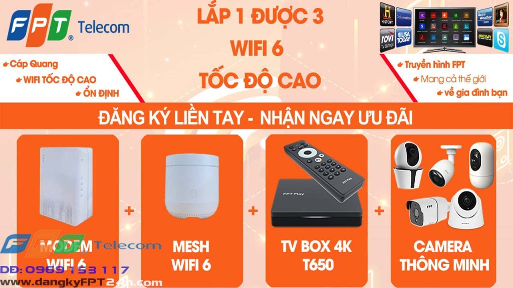 Lắp mạng internet FPT Hòa bình