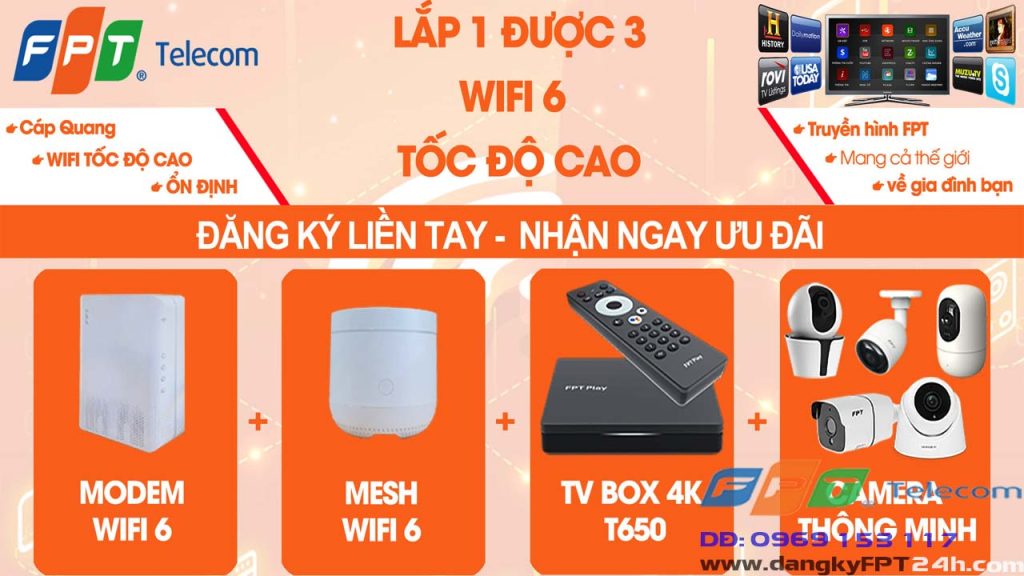 Lắp mạng internet FPT Thái bình