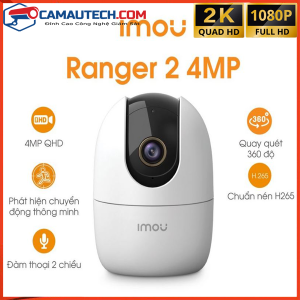 Camera wifi không dây Imou Ranger 4 MP hình ảnh 2K sắc nét